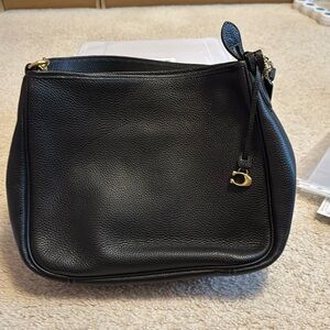 Coach Cary Shoulder Bag - Black/Brass